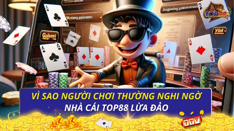 Vì sao người chơi thường nghi ngờ nhà cái Top88 lừa đảo